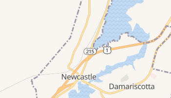 Newcastle, Maine map
