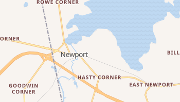Newport, Maine map