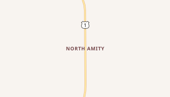 North Amity, Maine map