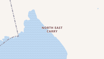 North East Carry, Maine map