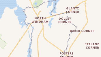 North Windham, Maine map