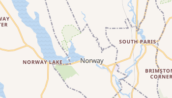 Norway, Maine map