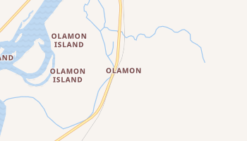 Olamon, Maine map
