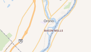 Orono, Maine map