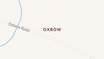 Oxbow, Maine map