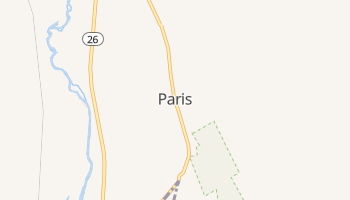 Paris, Maine map