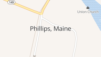 Phillips, Maine map