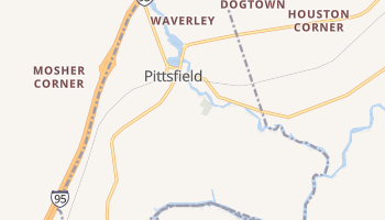 Pittsfield, Maine map