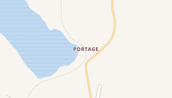 Portage, Maine map