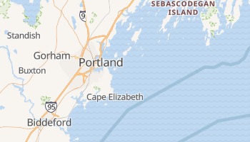 Portland, Maine map