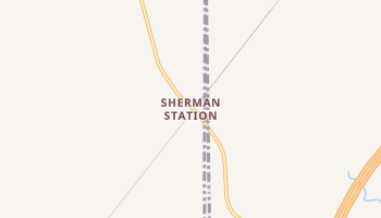 Sherman Station, Maine map
