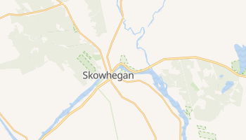 Skowhegan, Maine map