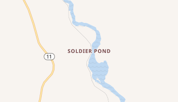 Soldier Pond, Maine map