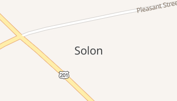 Solon, Maine map