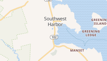 Southwest Harbor, Maine map