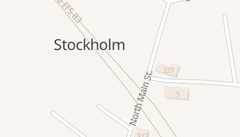 Stockholm, Maine map