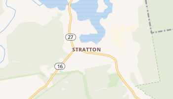 Stratton, Maine map