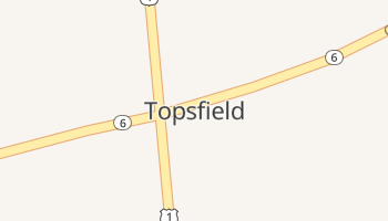 Topsfield, Maine map