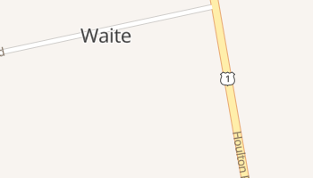 Waite, Maine map