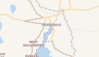 Waldoboro, Maine map