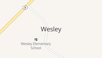 Wesley, Maine map