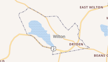Wilton, Maine map