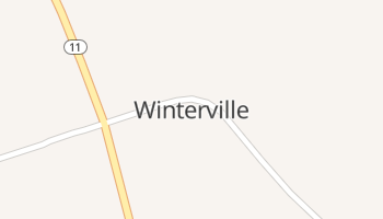 Winterville, Maine map