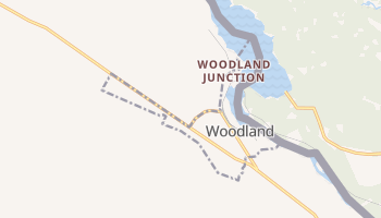 Woodland, Maine map