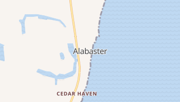 Alabaster, Michigan map