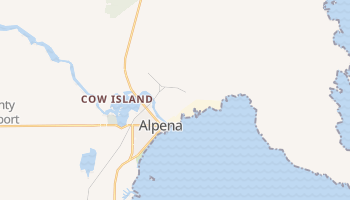 Alpena, Michigan map
