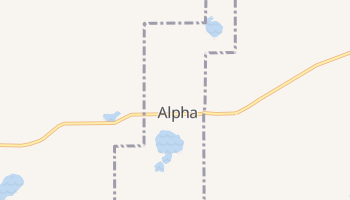 Alpha, Michigan map