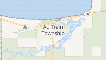 Au Train, Michigan map