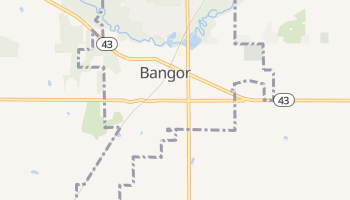 Bangor, Michigan map