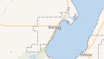 Baraga, Michigan map