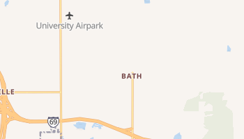 Bath, Michigan map