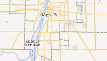 Bay City, Michigan map