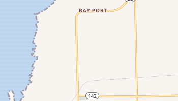 Bay Port, Michigan map
