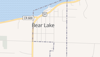 Bear Lake, Michigan map
