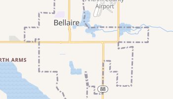 Bellaire, Michigan map