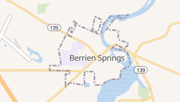 Berrien Springs, Michigan map