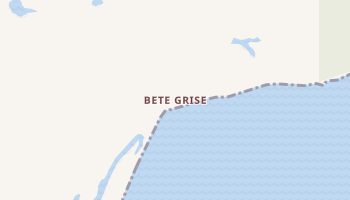 Bete Grise, Michigan map
