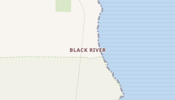 Black River, Michigan map