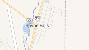 Boyne Falls, Michigan map