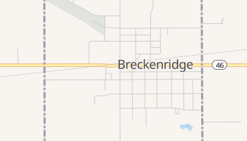 Breckenridge, Michigan map