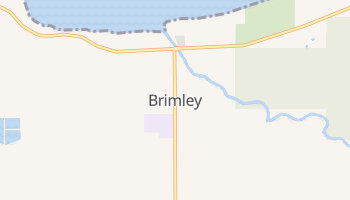 Brimley, Michigan map