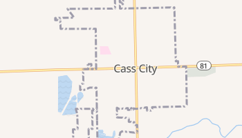 Cass City, Michigan map