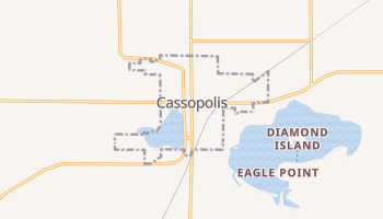 Cassopolis, Michigan map