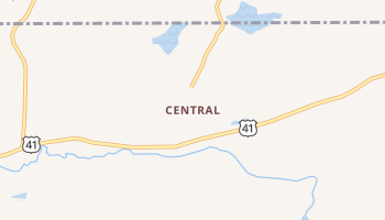 Central, Michigan map