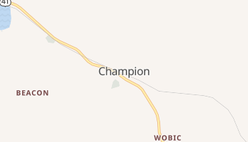 Champion, Michigan map