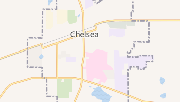 Chelsea, Michigan map